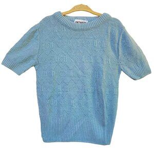 Vintage Knitwaves Girls Sweater Top Size 3T Retro 80s 90s Acrylic Pullover Vtg